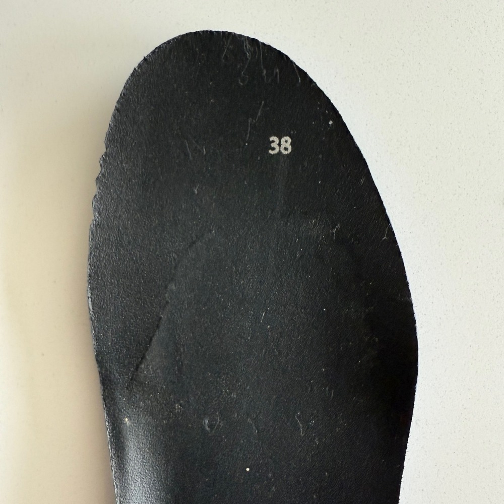 P448 Italy Bubble Shaka Slip On Gray Houndstooth Chunky Vibram Sole Shoes 7 7.5 - Picture 7 of 8